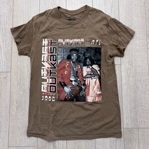 Outkast ATL Graphic T-Shirt Hip Hop Tee Brown Size Small
